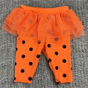 3/$10 Baby Girls Carter’s Newborn Halloween pant NWOT orange & black & tutu